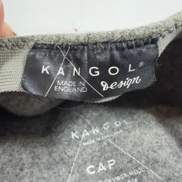 Vintage Kangol Wool Flat Cap Made in England Newsboy Driving Style One Size